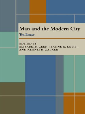 cover image of Man and the Modern City